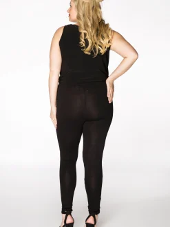 YOEK Damen Leggings in schwarz