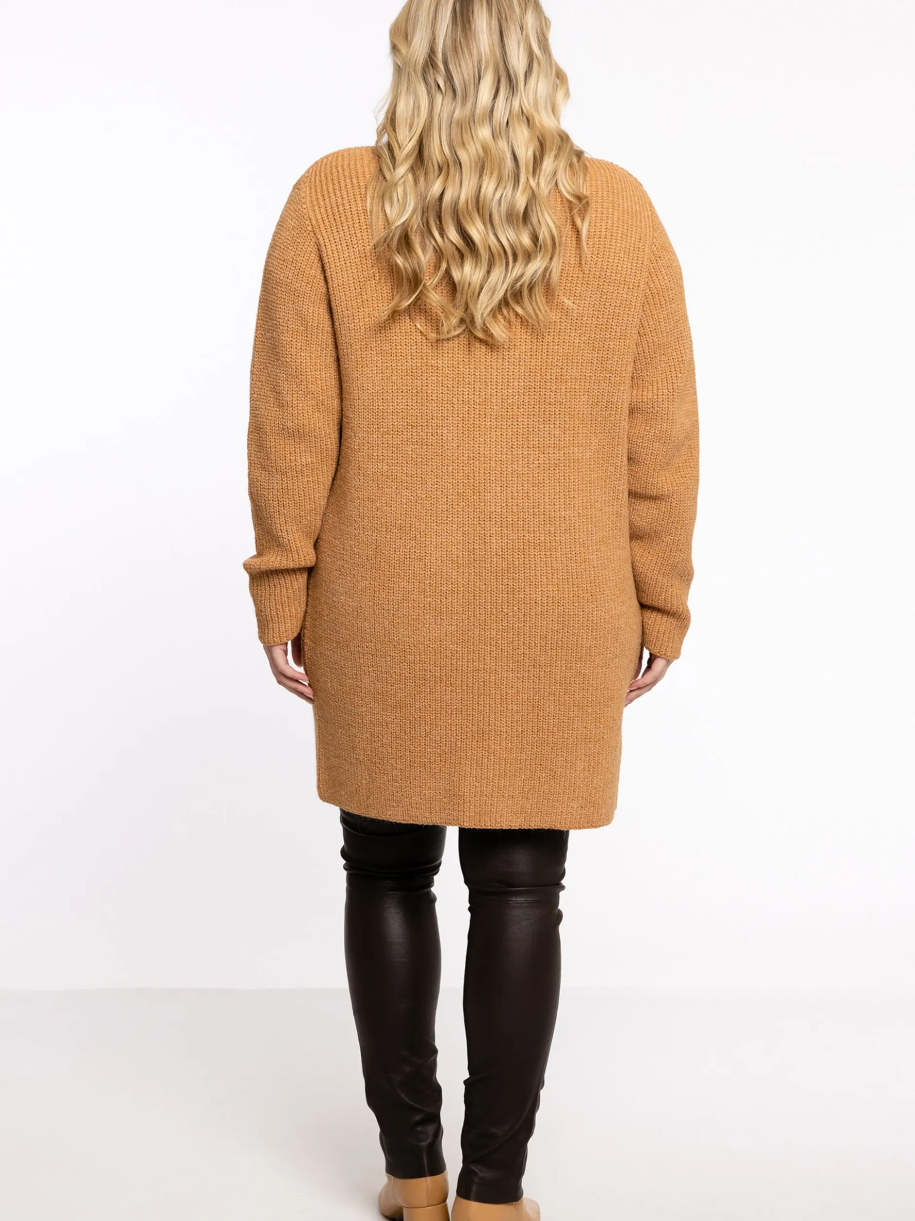 YOEK Damen Strickjacke in braun