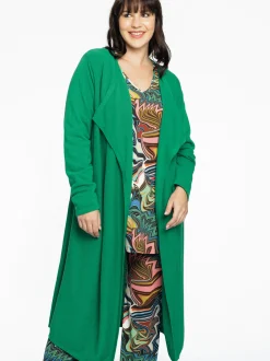 YOEK Damen Strickjacke in grün