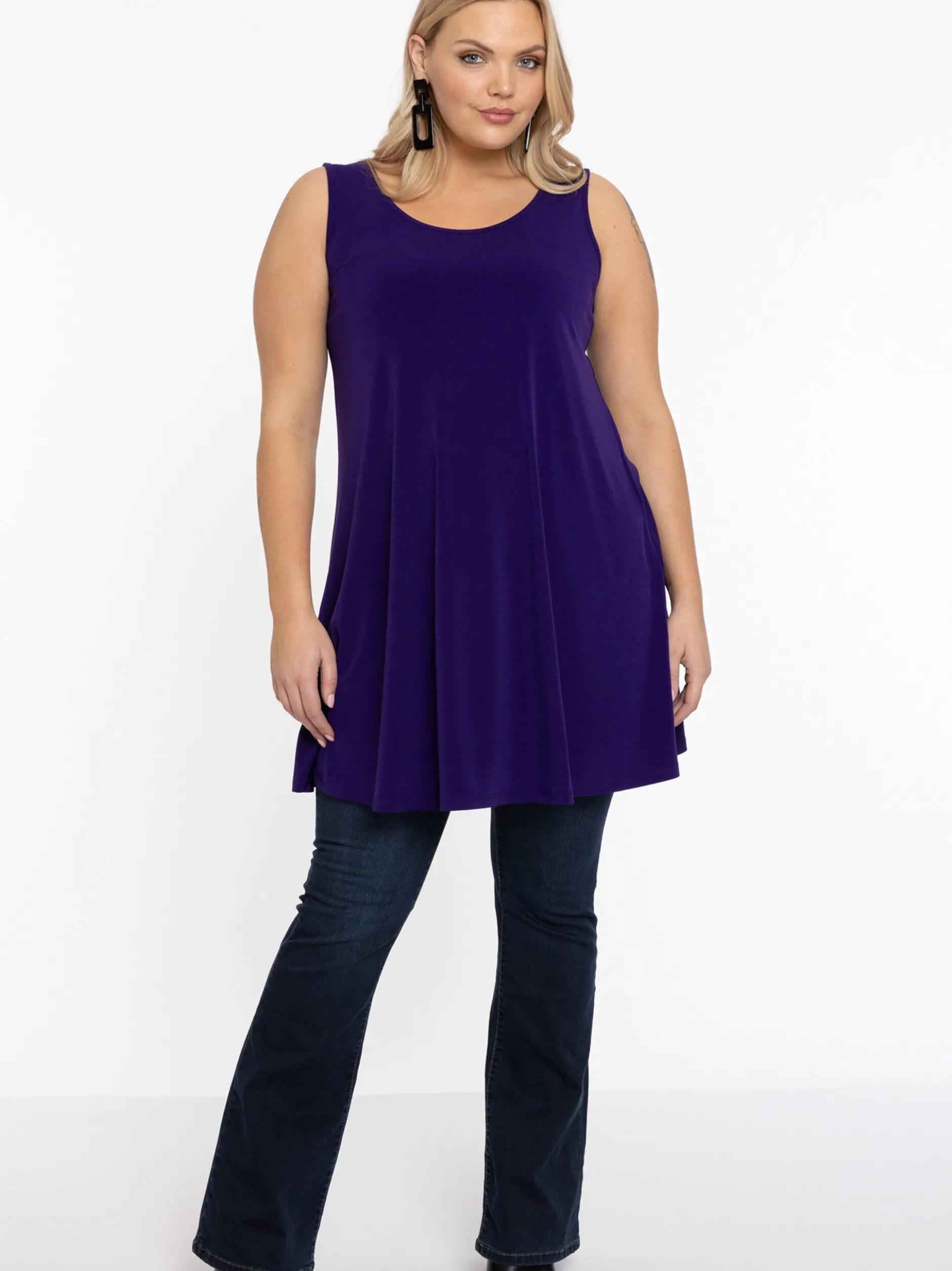YOEK Damen Top in lila