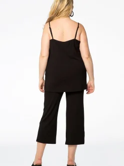 YOEK Damen Top in schwarz