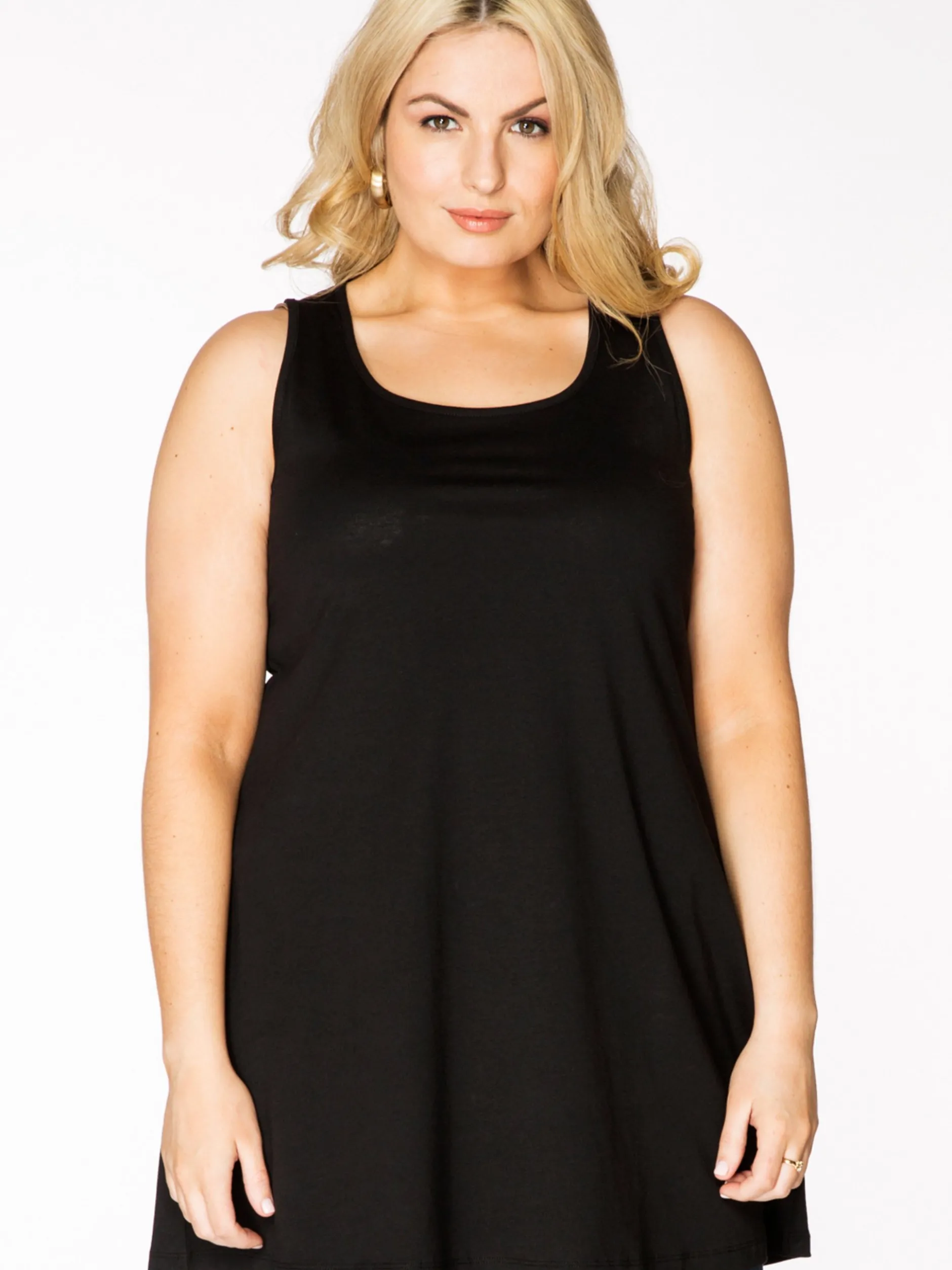 YOEK Damen Top in schwarz