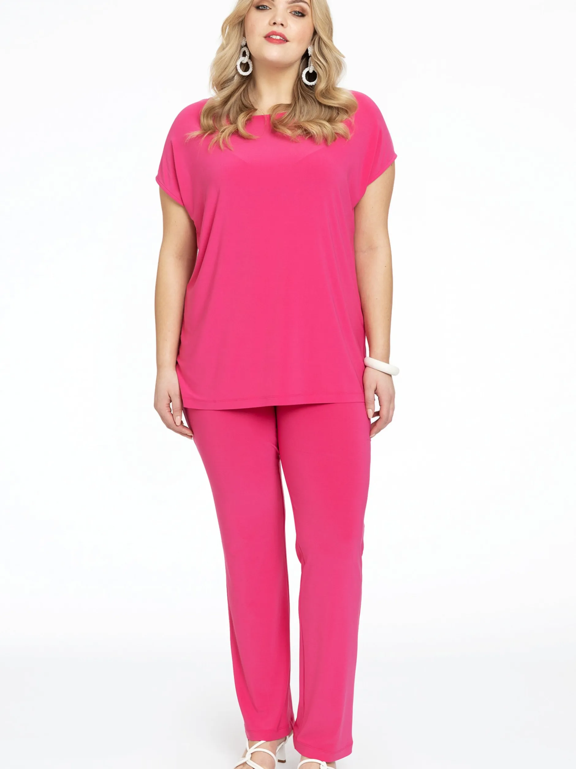 YOEK Damen T-shirt in pink