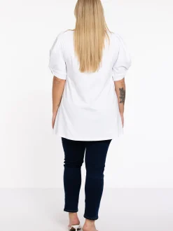 YOEK Damen T-Shirt in weiß