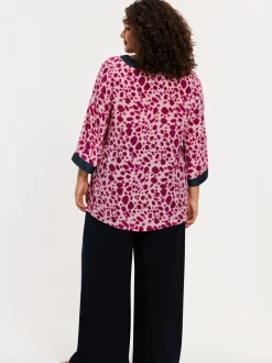 YOEK Damen Tunika in rosa