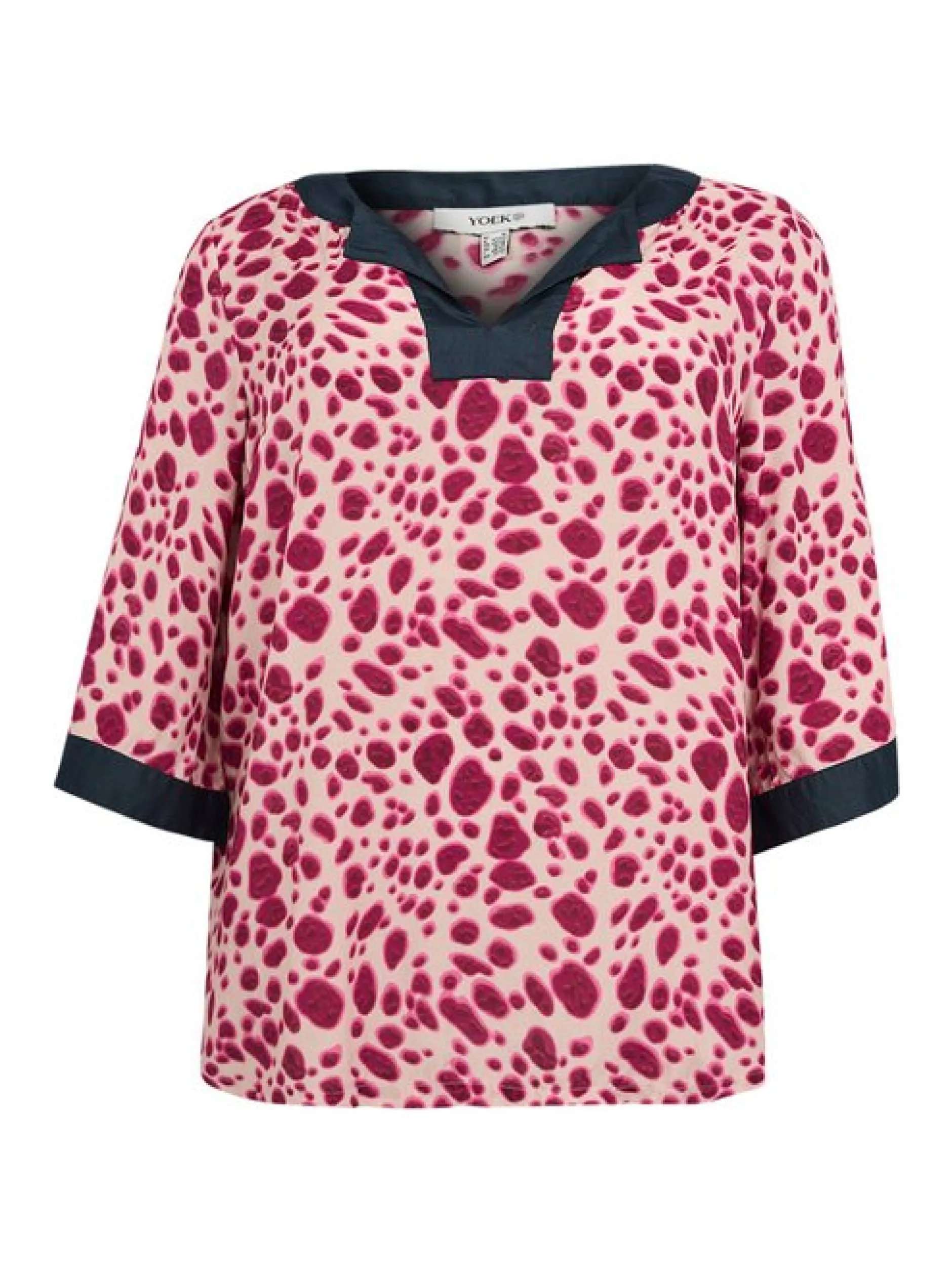 YOEK Damen Tunika in rosa