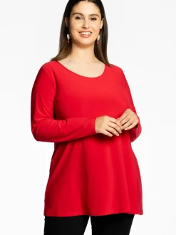 YOEK Damen Tunika in rot