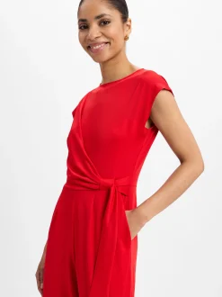 zero Damen Jumpsuit in rot - Ausschnitt: Rundhals