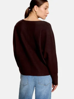 zero Damen Strickpullover in schwarz