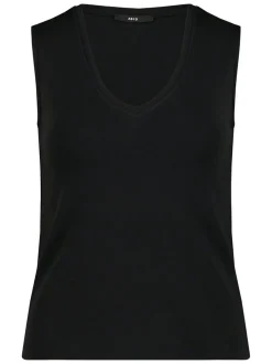 zero Damen Top in schwarz