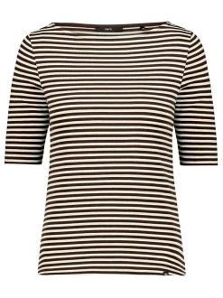zero Damen T-Shirt in mocca