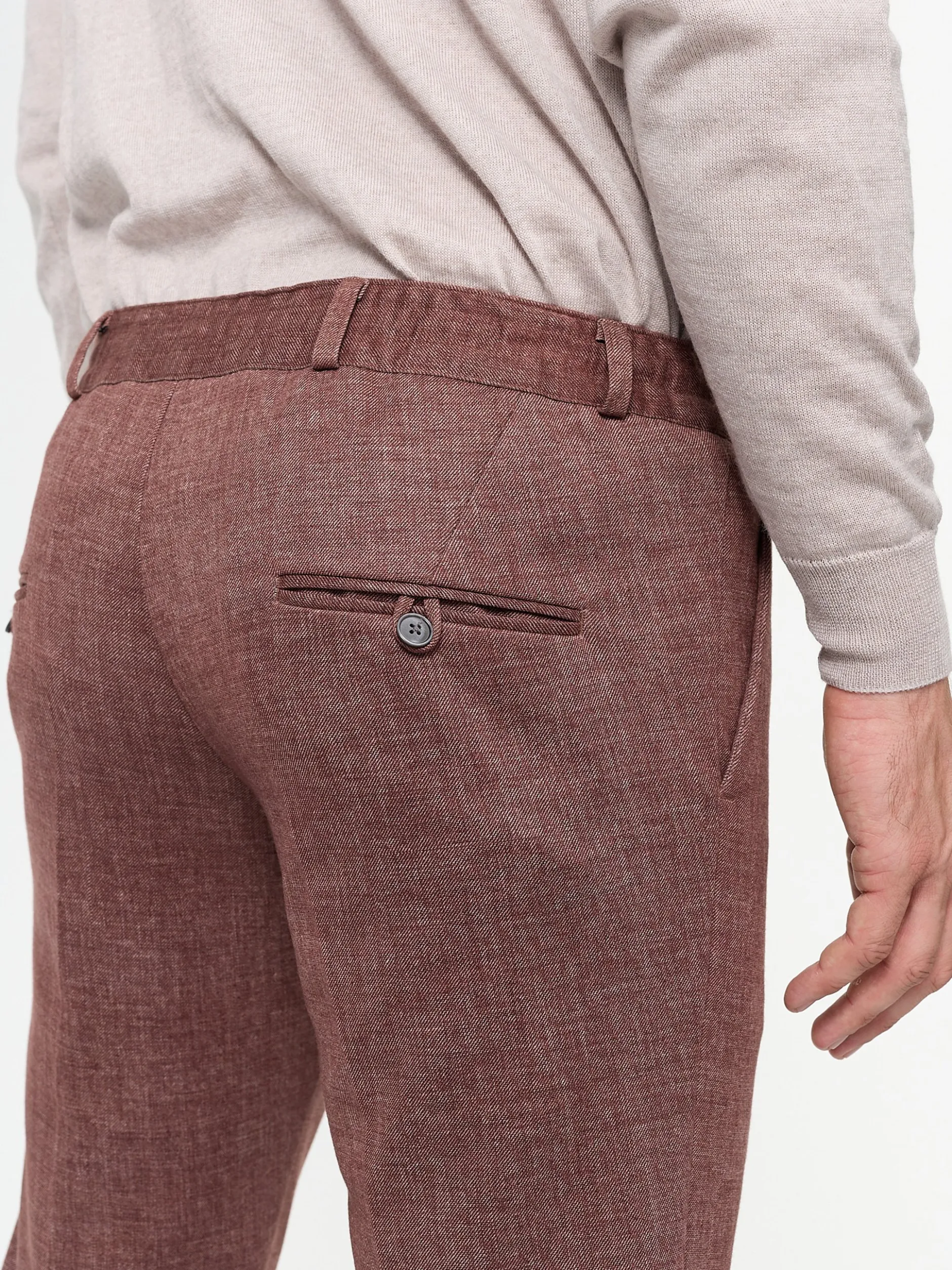 Zuitable Herren Baukasten-Hose - DiSpartaflex in braun